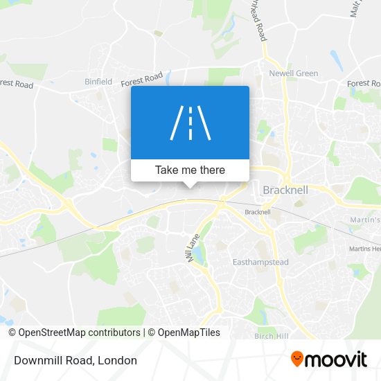 Downmill Road map