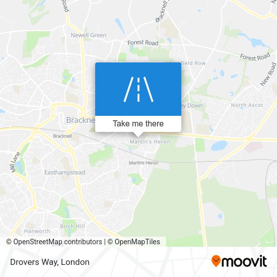Drovers Way map