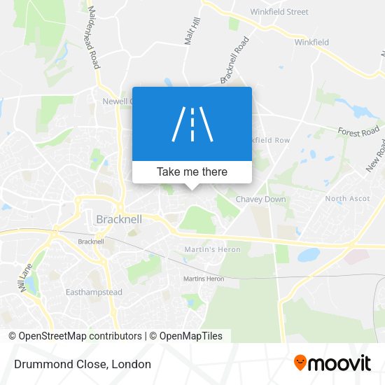 Drummond Close map