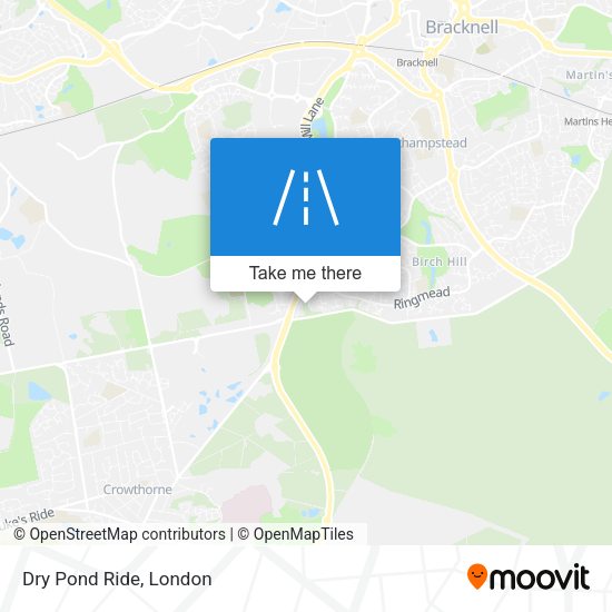 Dry Pond Ride map