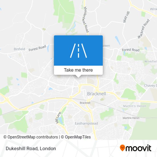 Dukeshill Road map