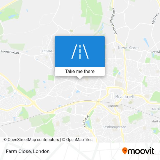 Farm Close map