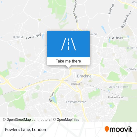 Fowlers Lane map