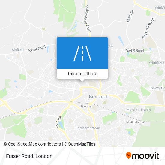 Fraser Road map