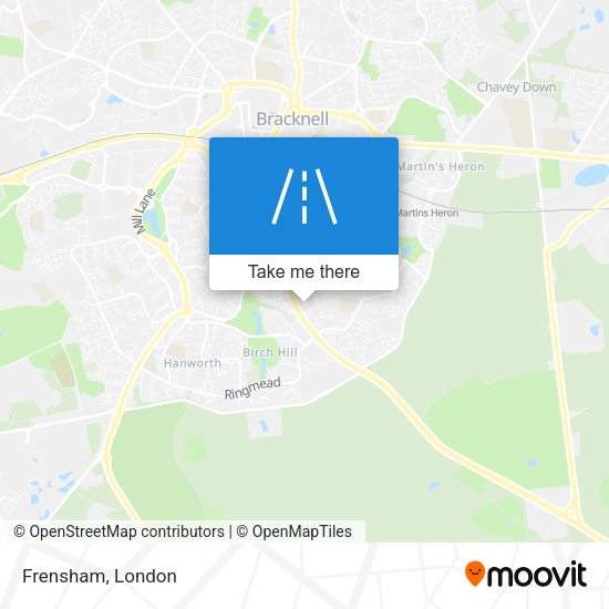 Frensham map