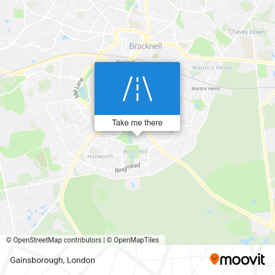 Gainsborough map