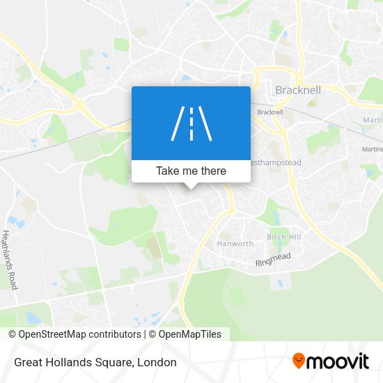 Great Hollands Square map