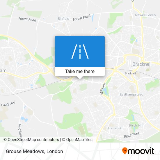 Grouse Meadows map