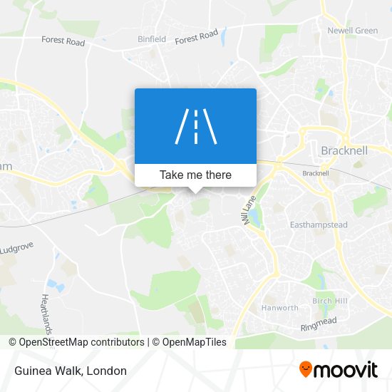 Guinea Walk map
