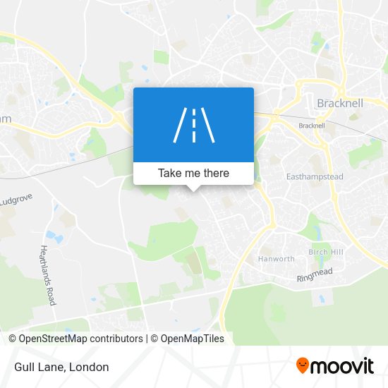 Gull Lane map
