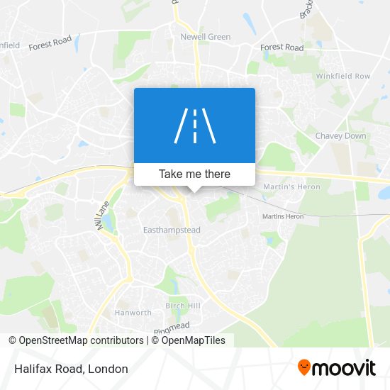 Halifax Road map
