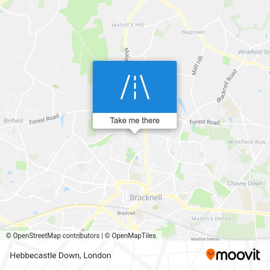 Hebbecastle Down map