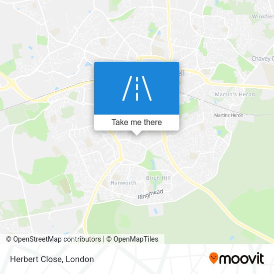 Herbert Close map
