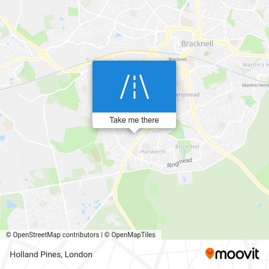 Holland Pines map