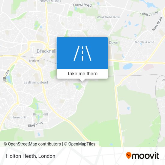 Holton Heath map