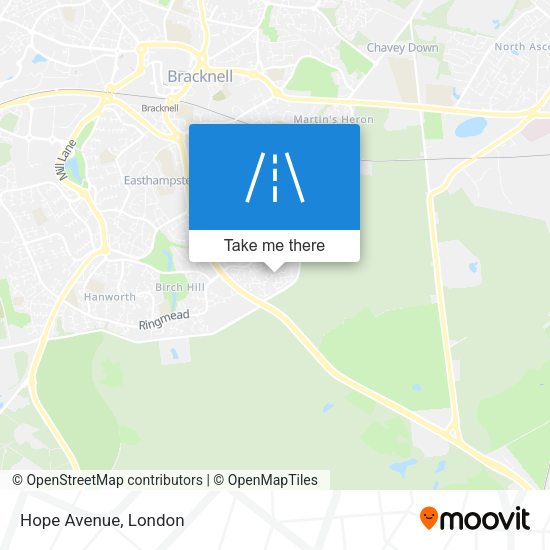 Hope Avenue map