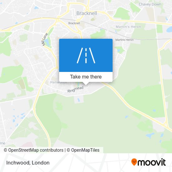 Inchwood map
