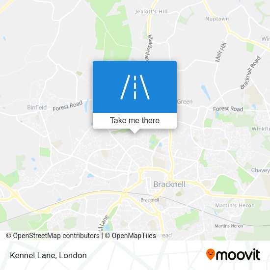 Kennel  Lane map