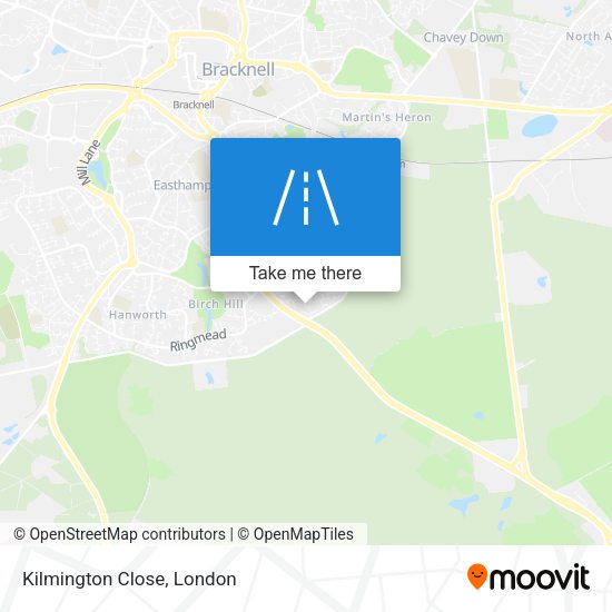Kilmington Close map