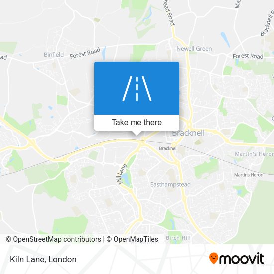 Kiln Lane map