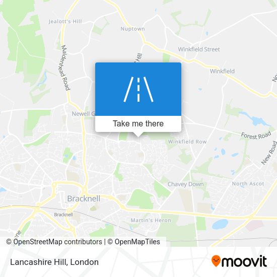 Lancashire Hill map