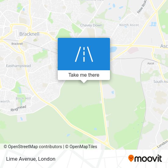 Lime Avenue map