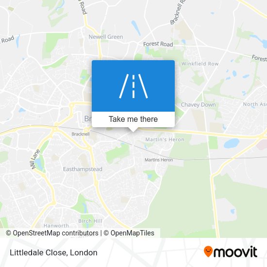 Littledale Close map