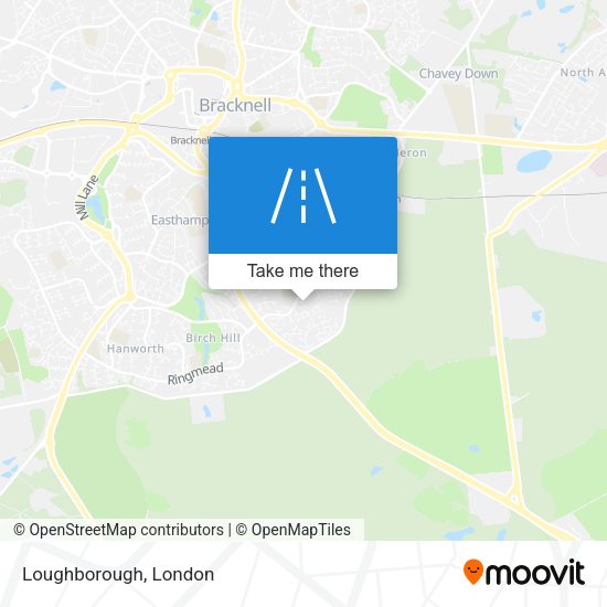 Loughborough map