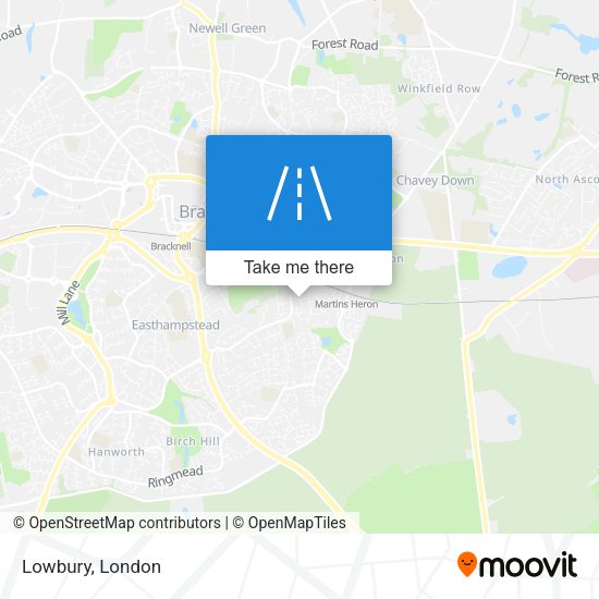 Lowbury map