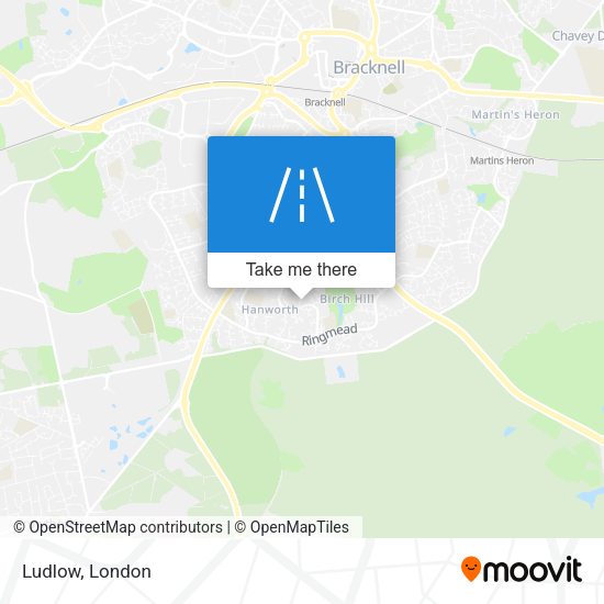 Ludlow map