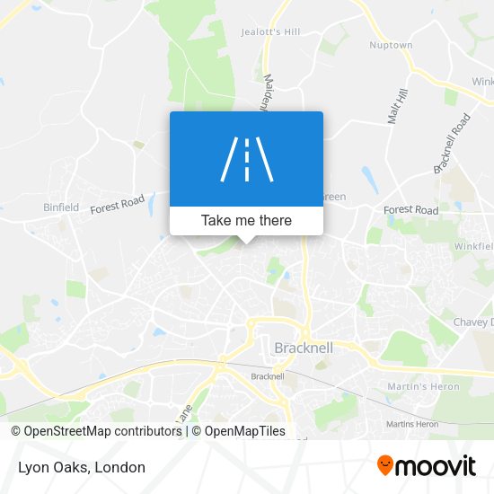 Lyon Oaks map