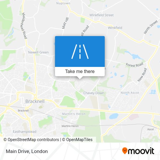 Main Drive map