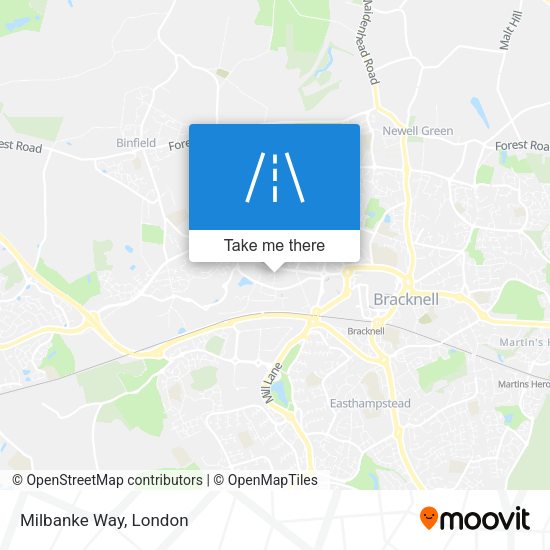 Milbanke Way map