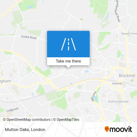 Mutton Oaks map
