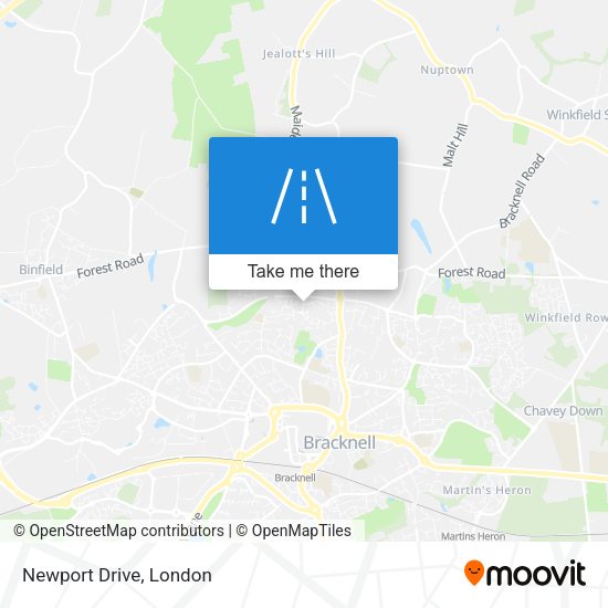 Newport Drive map