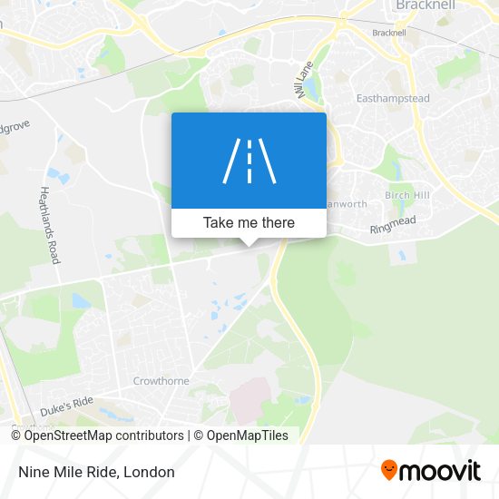 Nine Mile Ride map