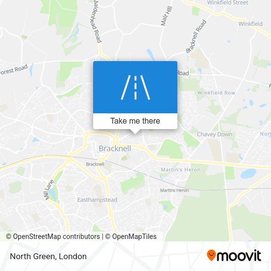 North Green map