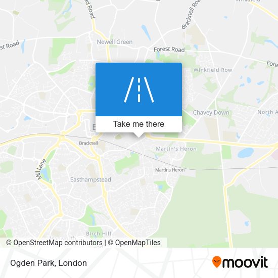 Ogden Park map