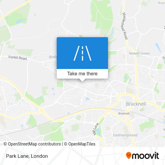 Park Lane map