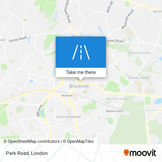 Park Road map