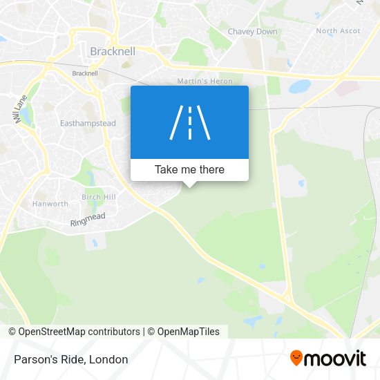 Parson's Ride map