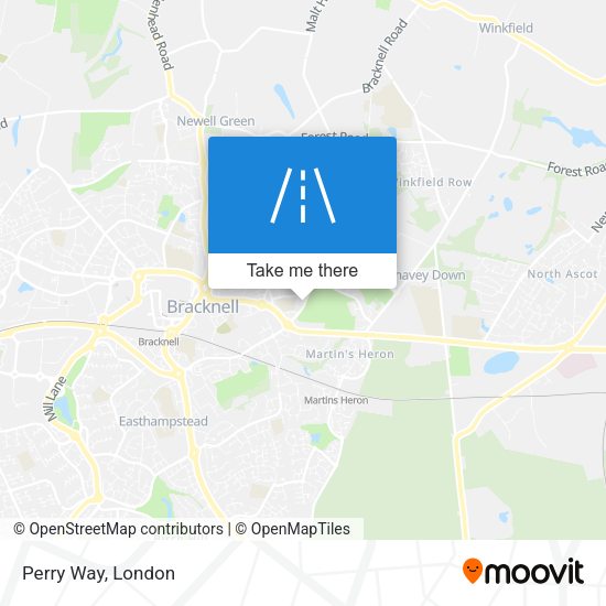 Perry Way map