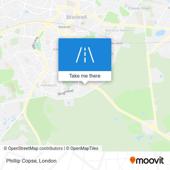 Phillip Copse map