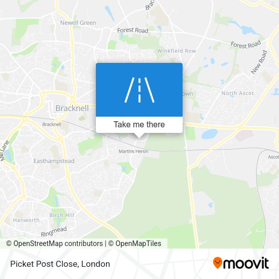 Picket Post Close map