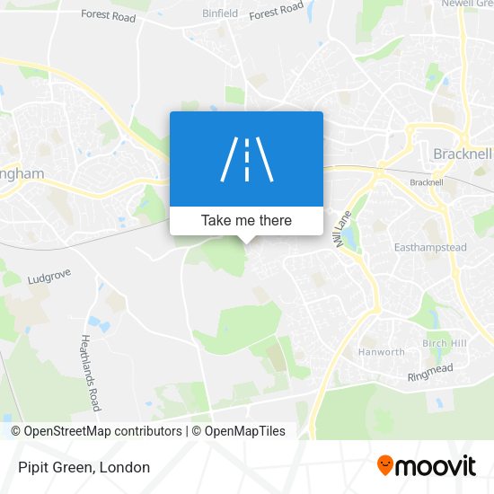 Pipit Green map