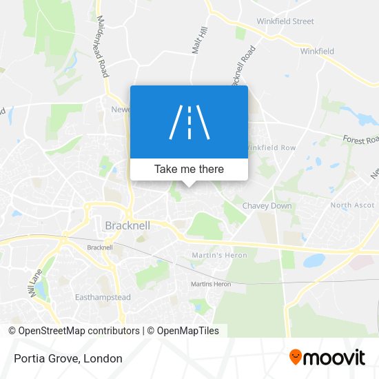 Portia Grove map
