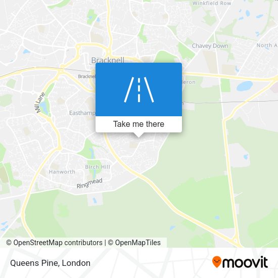 Queens Pine map