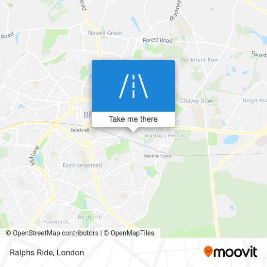 Ralphs Ride map