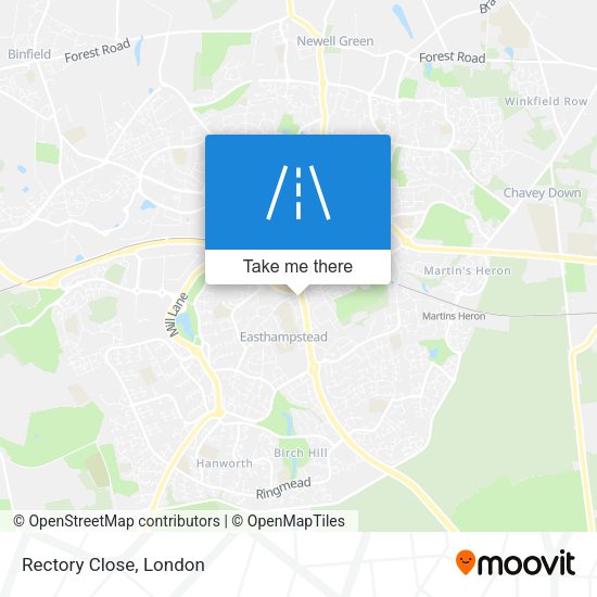 Rectory Close map