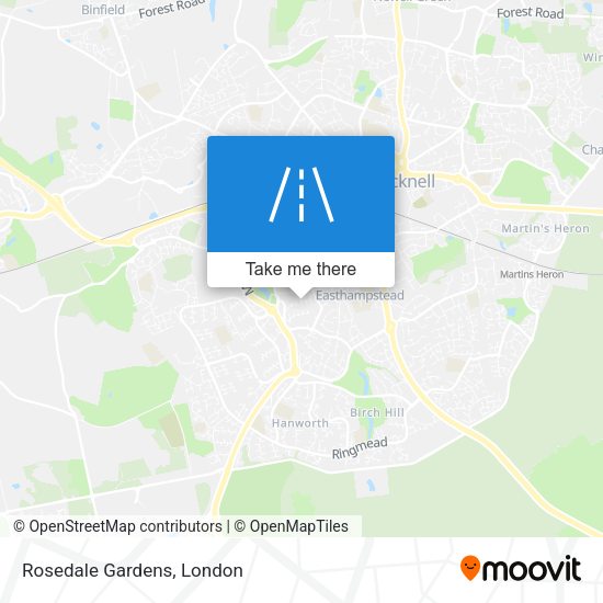 Rosedale Gardens map